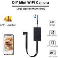 4K Mini DIY Network Camera WIFI HD Smartphone APP Control Wireless Surveillance Camera Built-in Microphone Security Video IP Cam