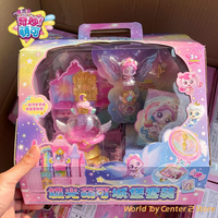 Catch!Teenieping Anime Figure Season 6 Sparkling Meteor Aurora Cute Castle Set Magic Sweetheart Figurine Collection Toys Gift