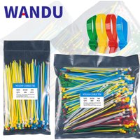 100/1000PCS Multi color set 2.5mm Self-Locking Nylon Cable Ties Plastic Zip Tie Binding Wrap Straps Fastening Loop Home Office