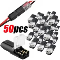 2Pin Way Plug Car Wire Connector Electrical Connector Wire Cable Automotive Waterproof Cable Connector 50/1 Pieces/set