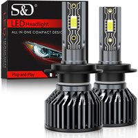 30000LM H1 H4 H7 LED Canbus H8 H11 9005 HB3 9006 HB4 9012 Hir2 9008 H13 Led Bulb 3570 CSP Automobile Kit Turbo Fog Lamp