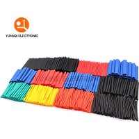 164pcs Heat Shrink Tube Kit Shrinking Wrap Tubing Wire Protection Cable Assorted Waterproof Shrinkable Insulation Sleeving 2:1
