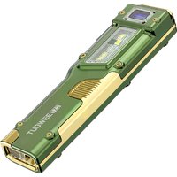 EDC Tactical Flashlight - 2000LM Dual LED, USB-C Rechargeable, COB Side Light with White/Red/UV, LCD Display, Magnetic Clip