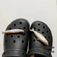 Funny Fish Shoe Charms for Crocs High Quality Shoes Accessories DIY Shoes Decoration Garden Shoes Decor Gifts Lovely