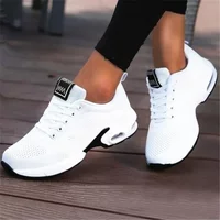 Women Platform Casual Sneakers Shoes Mesh Breathable Running Shoes Chunky Summer Sports Tenis Shoes 2025 Luxury Vulcanize Shoes