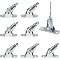 10pcs Adjustable metal suspension fixture, steel wire cable fixture for hanging pendant light accessories/pictures