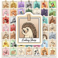 50Pcs Cute Animal Stickers Fun Cartoon Vinyl Waterproof for Laptop Phone Case Notebook Water Bottle DIY Stickers