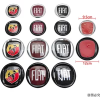 Emblème de capot avant de voiture 95/120mm, autocollant de badge de coffre arrière pour FIAT 600 Panda Pulse Mobi 500X Tipo Abarth, accessoires de style