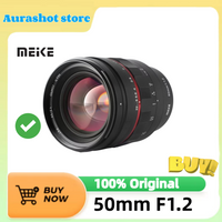 Meike 50mm F1.2 Large Aperture Full Frame Manual Focus Lens For Sony E Mount/ Nikon Z mount/ Canon EF/L Mount cameras
