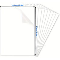 50pcs A5 Puzzle Glue Sheets Puzzle Back Self-Adhesive Sticker For Puzzles Saver Sheets Easy Peel And Stick Puzzle Sticker Sheets