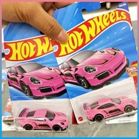 2025 Hot Wheels Case L C4982 #220 Porsche 911 GT3 RS Pink Then and Now 1:64 Diecast Model Car Toy Boy Holiday Gifts