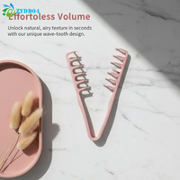 ●1Pcs Wide-Tooth Hair Styling Comb Hair Seam Comb Bangs Combs Styling Hair Root Top Fluffy Hairdressing Tool For Women & Men