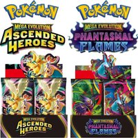 Pokemon 360 pcs Card MEGA EVOLUTION Phantasmal Flames Game Cartoon Booster Battle Transaction Card Collection Card Gift Toy