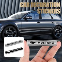 3D Meta Car Body Trunk Logo Badge Sticker Decoration Accessories For Ford Ranger Mustang Kuga Mondeo Fiesta Explorer STLine MK2