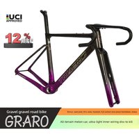 AliExpress samana UCI Certified Carbon Gravel Bike Frame T800 Full Terrain Toray Carbon Fiber Lightweight