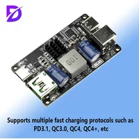 PD3.1 140W Fast Charging Module High-power DC Buck Dual Port TYPE-C USB Charger Full Protocol Charging Protection Board