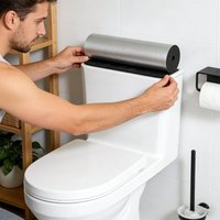 Toilet Tank Liner Waterproof Self-Adhesive Blanket 10040cm Toilet Anti Condensation Kit for Bathtub Shower Sink Bathroom Kitchen