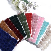 10pcs Mink Pompom 3cm Fluffy Fur Ball Soft Pompon DIY Pompons For Keychain Sewing On Scarf Hats Shoes Apparel Craft Supplies