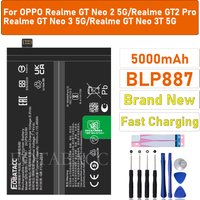 EOTABACC 100% nowa oryginalna bateria BLP887 do OPPO Realme GT Neo 2 5G/Realme GT2 Pro/Realme GT Neo 3 5G + narzędzia
