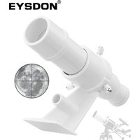 EYSDON 5x23 Telescope Finder Scope with Crosshair Reticle, Inverted Image Astronomy Accessory for Stargazing