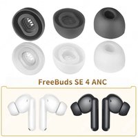 3 Pairs FreeBuds SE 4 ANC Ear Tips, Replacement S/M/L Soft Silicone Eartips Earplug for Huawei FreeBuds SE 4 ANC Earbuds