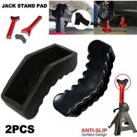 Anti-Slip Rubber Axle Jack Pad Jack Stand Lift Pad Adapter Frame Rail Protector For Car Jacking Auto Repair Garage Tools