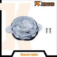 1PCS Motorcycle LED Chassis Light RGB Flash Strobe Lamp 12V Universal Motorbike Decoration Atmosphere Light