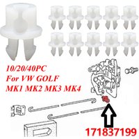 10PC Door Lock Rod Conector Linkage Clip For VW GOLF MK1 MK2 MK3 MK4 Jetta Front Rear Interior Latch Catch Repair Clamp Fastener