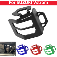 For SUZUKI Vstrom DL 250 1000 V-Strom 1000XT Motorcycle CNC Rear Brake Fluid Cover Reservoir Guard Cover Protective