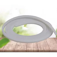 1/5Meters White High Temperature Resistant Square Solid Silicone Rubber Sealing Strip