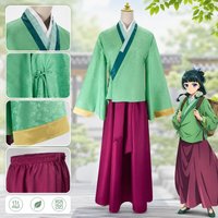 Maomao Cosplay Costume The Apothecary Diaries Anime Kimono Outfit Mao Mao Uniform Dress Women Halloween Carnival Party
