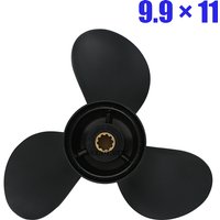 Propeller 9.9x11 For Tohatsu Mercury Nissan 25HP 28HP 30HP Outboard Motor 10 Spline 3R0B645230