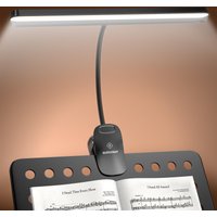 Glocusent Foldable Long-Lasting Clip on Dimmable Brightness Adjustable Led Music Stand Light Piano Musical Sheet Lamp