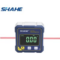 SHAHE Rechargeable Digital Inclinomer, Mini Protractor Angle Finder With Dual Laser,4-side Strong Magnetic Angle Gauge