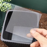 50pcs Pot Hole Mesh Pad Mat Grid Drainage Hole Screen for Pot Bottom Prevent Soil Loss Anti Bonsai Flower Plant Gardening Tools