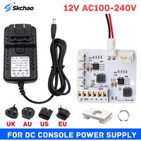 For DreamPSU Rev2.0 12V AC 100-240V Replacement Power Supply Board + AC Adapter With US UK EU AU Plug for SEGA Dreamcast Console