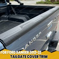 Osłona tylnego prowadnicy do Ford Ranger 2012-2022 WILDTRAK XLT XL XLS T6 T7 T8, teksturzowana osłona klapy bagażnika, akcesoria ochronne z tworzywa ABS.
