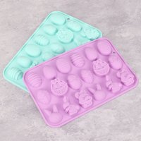 3D Cute Rabbit Egg Silicone Molds Bunny Model Chocolate Dessert Kitchen Baking Cake Mould Easter Fondant Cake Decorating Tools