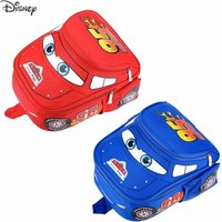 New Disney Cars 95 Kids School Bag McQueen Backpack Kids Shoulder Bag Backpack Holiday Gifts Multicolored