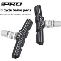 AliExpress NONE 1 Pair Road Bicycle V-Brake Pads Bike Brake Shoes 70mm Threaded For Linear Pull Brakes All weathers Low Noise Bicycle accessorie