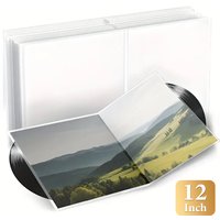 3/5/15/20Pcs Double-Sided Foldable Vinyl Album Sleeves LP Record Sleeve Anti-Static Dustproof Dual Open-End for RecordProtection