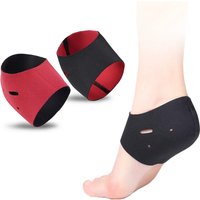 Semelle intérieure en gel de silicone pour la thérapie de la fasciite plantaire, talon rond, support d'arc, orthèse de rinçage, 2 pièces