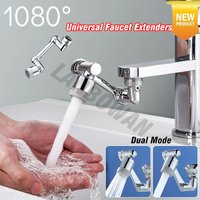 Universal 1080 ° Drehbare Wasserhahn-Belüfter-Verlängerung, Kunststoff-Spritzfilter, Wasserhähne, Bubbler-Düse, Roboterarm für Küche und Badezimmer