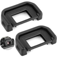 2-Pack Camera Eyecup Eyepiece for Canon EOS 5D Mark II 6D 80D 70D 60D 50D 40D 30D 20D 10D, Soft Rubber Replacement