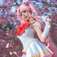 Anime SuperSmall Lady Cosplay Costume Chibing Serenitying Dress Bows Brooch Set For Game Party Custom Made