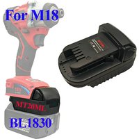 For M18 MT20ML Adapter Converter For Makita 18V Li-ion Battery BL1830 For Milwaukee Lithium Tools Power Drill Wrench Screwdriver