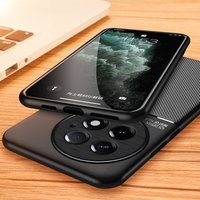 Slim Non-Slip Portective Case For Oneplus 13 13T 13R 12 11 11R ACE5 ACE 3V ace2 pro With Metal Plate Magnetic Car Holder Cover
