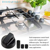 4Pcs Replacement Switc Knob Plastic Knob Gas Stove Control Knob General Range Oven Knob Cooker Hob Knob 【AliS8】