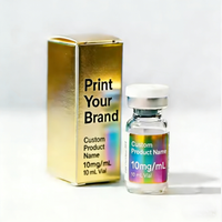 Custom Precision Vinyl Dust-Proof Labels & Boxes For Peptide Fitness 3ml 5ml 10ml Vials