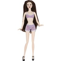 12 Inch Super Model Kids Toys Joints Movable Fashion Female Dolls Long Hair Woman Figure Present Collection For Children DIY Toy